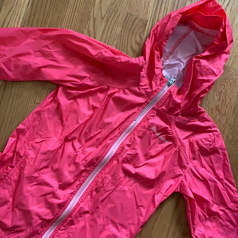 Columbia girls rain jacket Great condition